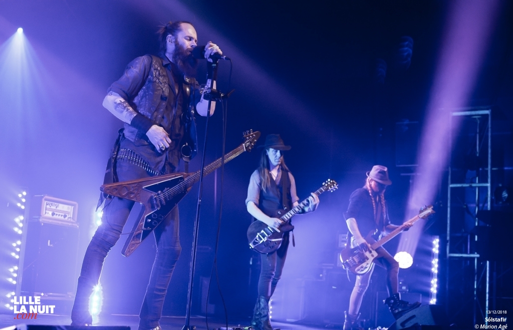 Sólstafir + Kontinuum + Louise Lemón à l’Aéronef en live - photo n°10