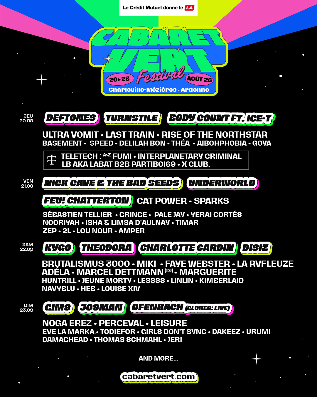 Le Cabaret Vert 2026