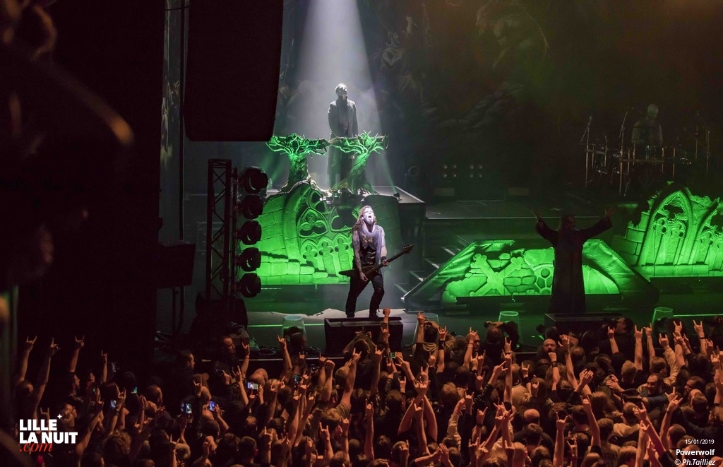 Powerwolf + Amaranthe + Kissin’ Dynamite à l’Aéronef en live - photo n°9