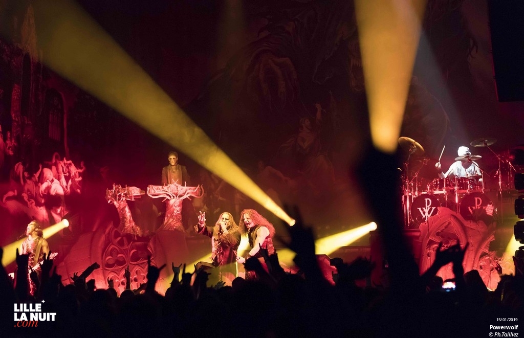 Powerwolf + Amaranthe + Kissin’ Dynamite à l’Aéronef en live - photo n°16