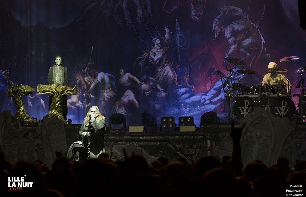 Powerwolf + Amaranthe + Kissin’ Dynamite à l’Aéronef en live - photo n°15