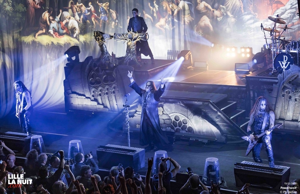 Powerwolf + Amaranthe + Kissin’ Dynamite à l’Aéronef en live - photo n°11