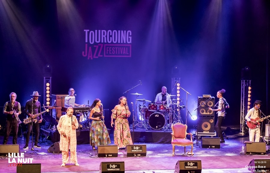 Calypso Rose + Mario Canonge Trio au Tourcoing Jazz Festival en live - photo n°1