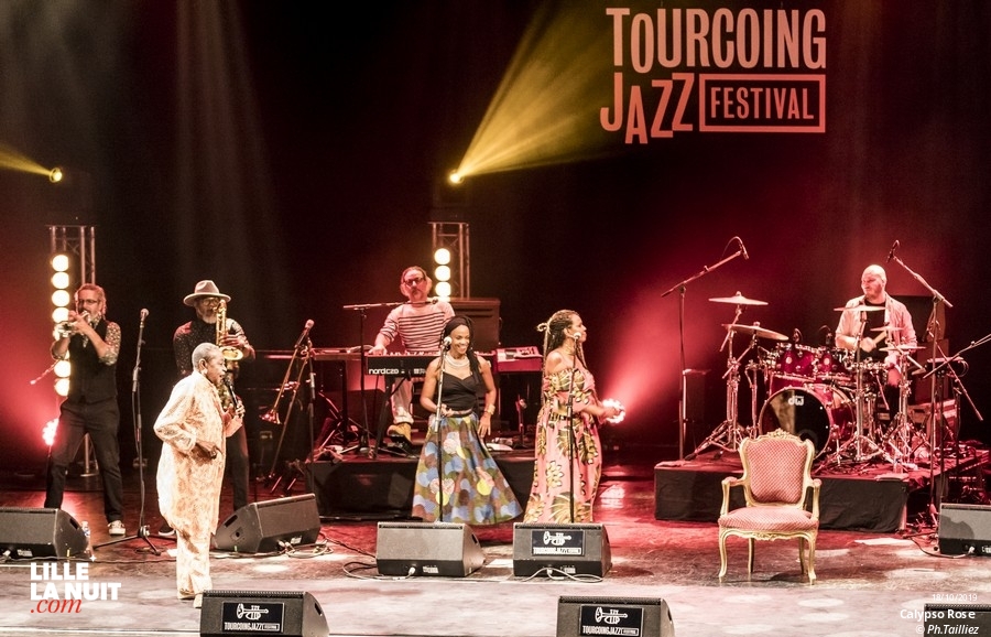 Calypso Rose + Mario Canonge Trio au Tourcoing Jazz Festival en live - photo n°10