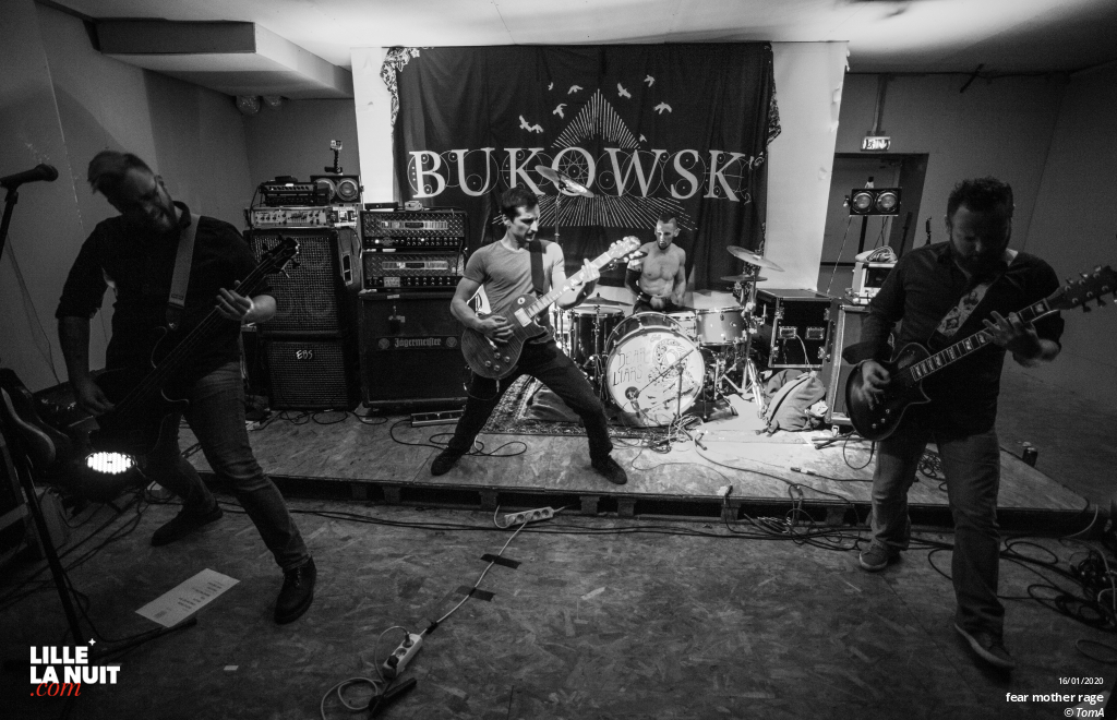 Fear Mother Rage + Dear Liars + Bukowski à la Brat Cave en live - photo n°1