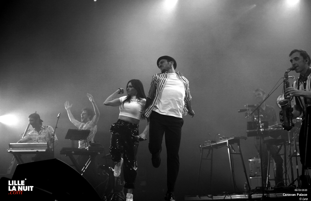 Caravan Palace + Slim & The Beast à l’Aéronef en live - photo n°8