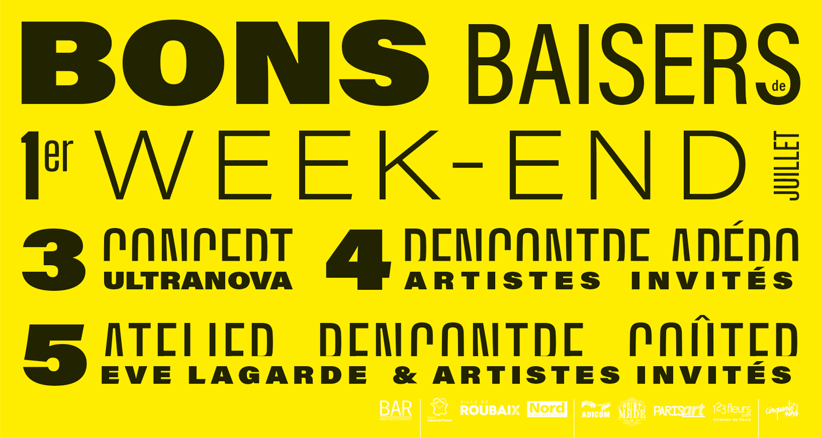 Bons baisers Concert, rencontre, atelier, goûter… Expositions