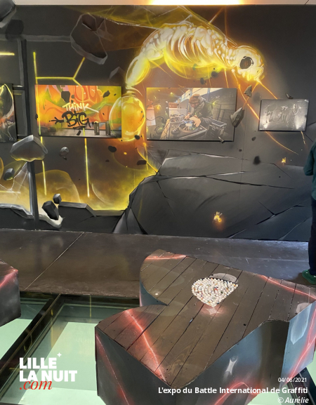 La BIG expo pour les 10 ans du Battle International de Graffiti à la maison Folie Moulins en live - photo n°2