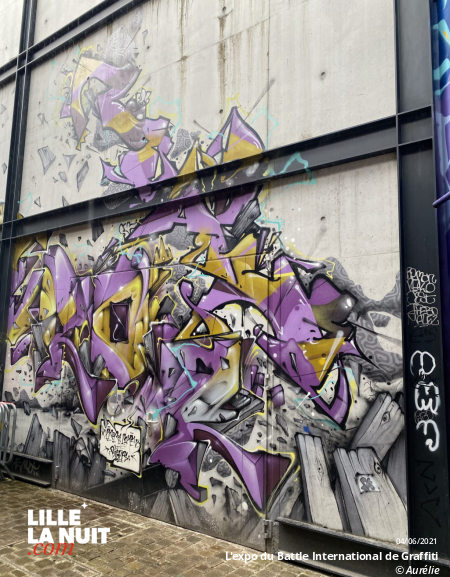 La BIG expo pour les 10 ans du Battle International de Graffiti à la maison Folie Moulins en live - photo n°5