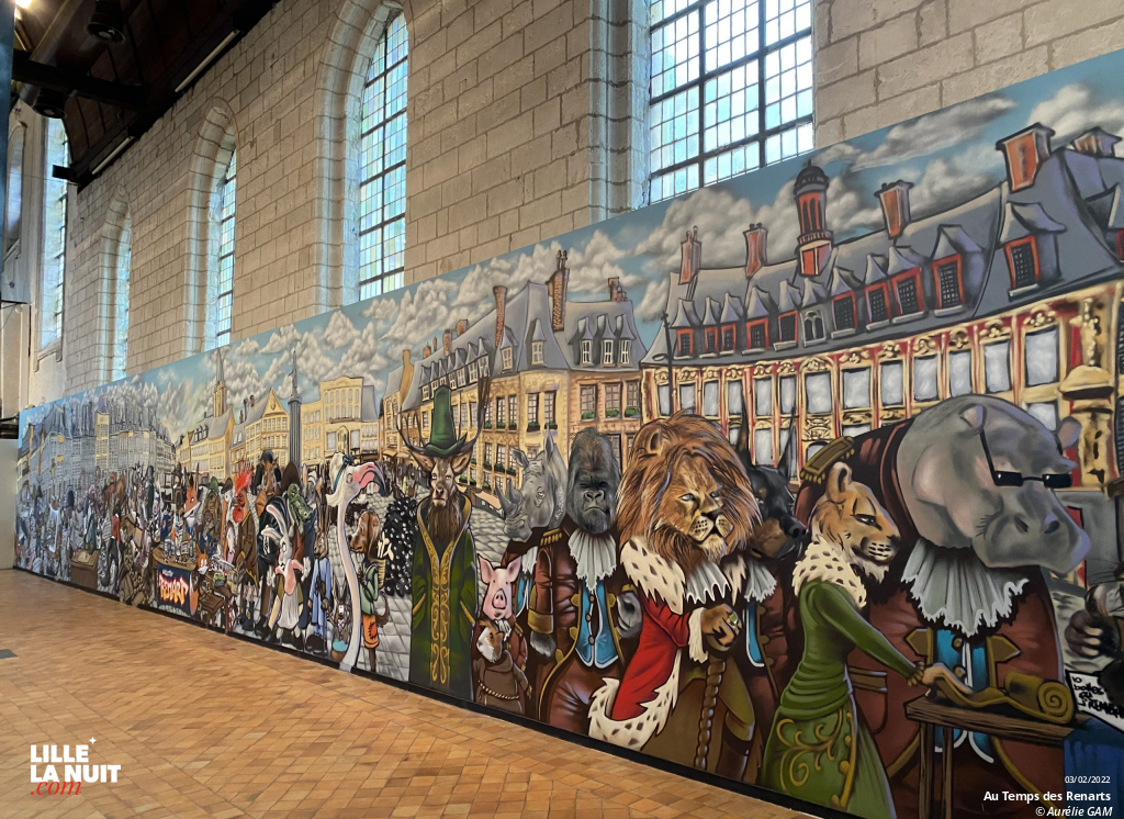 Le Collectif Renart fait entrer le street art au Musée de l’Hospice Comtesse en live - photo n°3