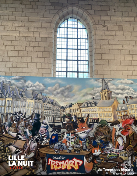 Le Collectif Renart fait entrer le street art au Musée de l’Hospice Comtesse en live - photo n°4