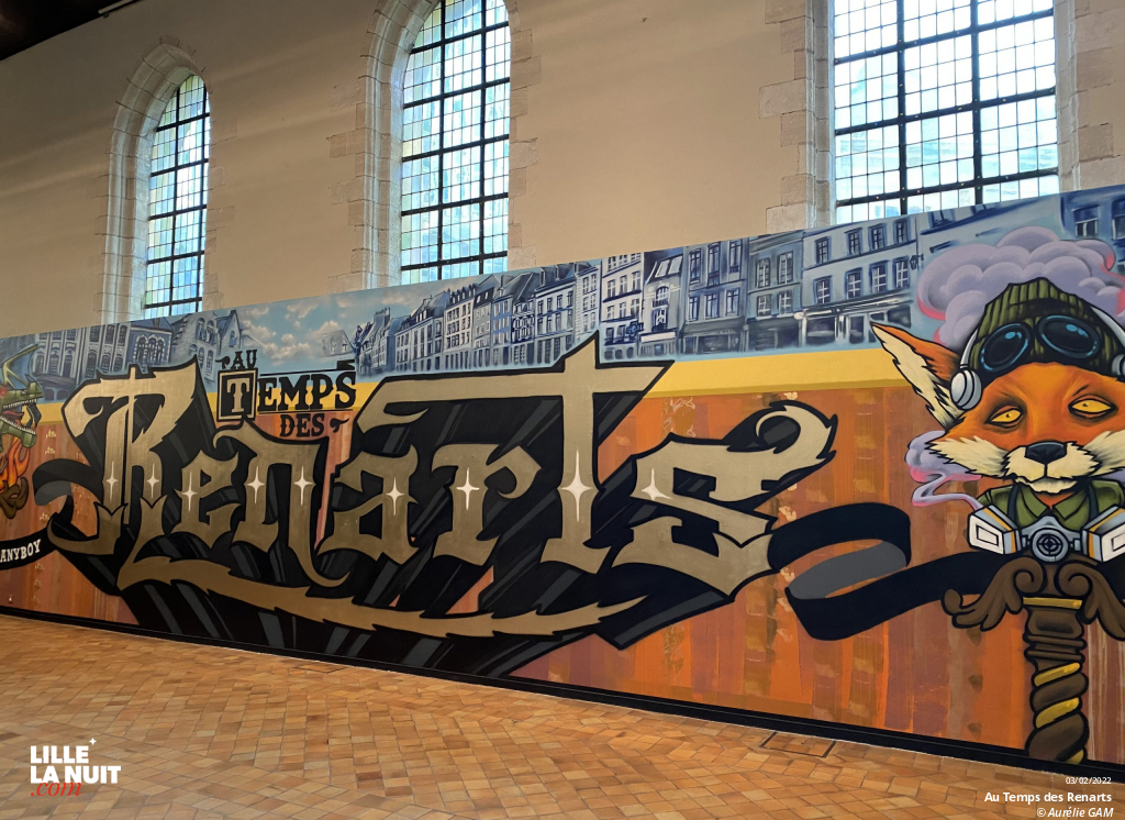 Le Collectif Renart fait entrer le street art au Musée de l’Hospice Comtesse en live - photo n°1