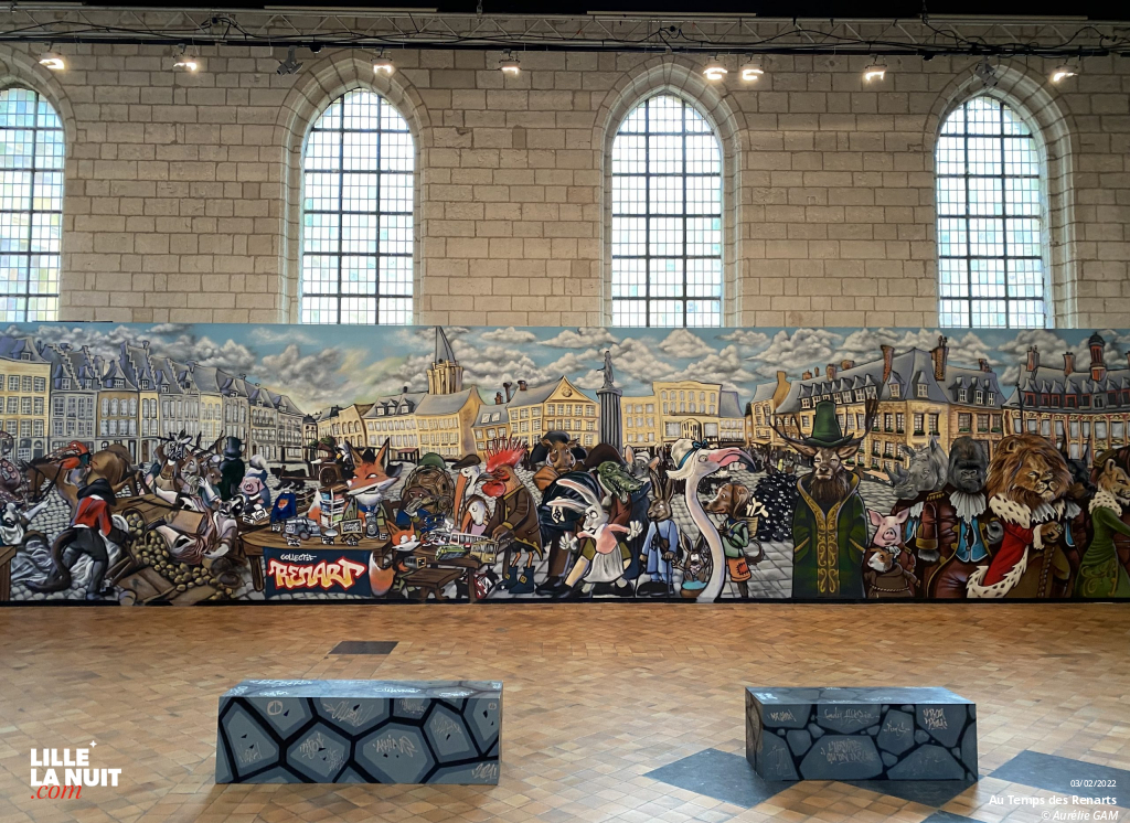 Le Collectif Renart fait entrer le street art au Musée de l’Hospice Comtesse en live - photo n°2