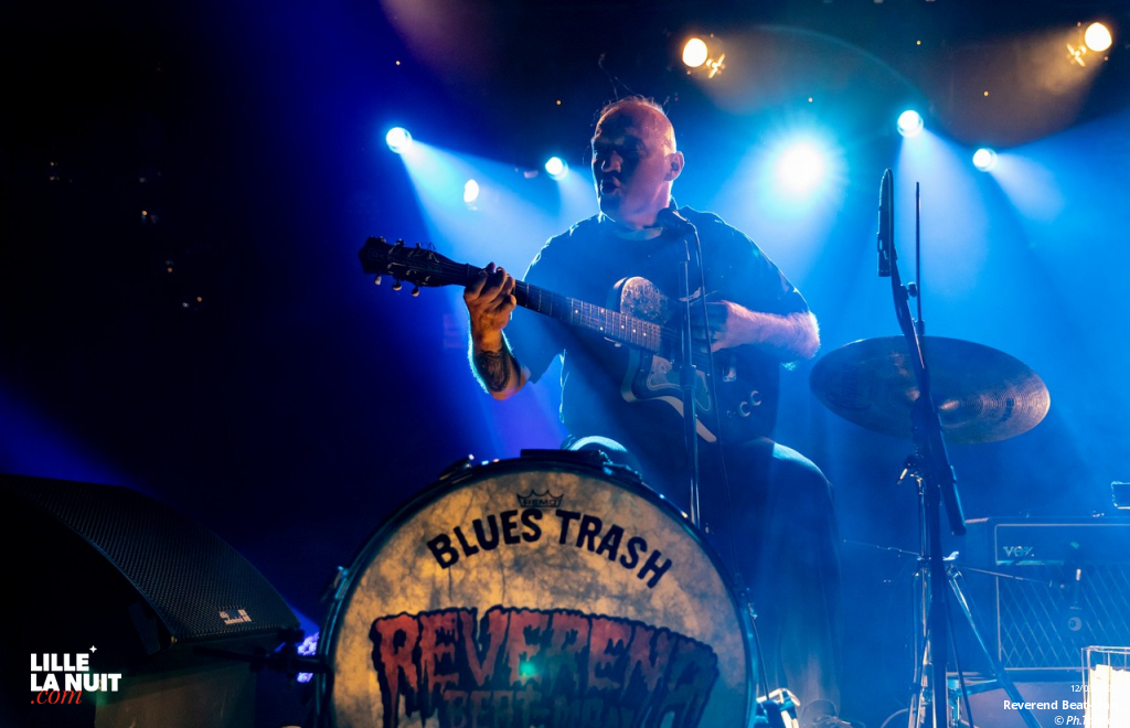 Reverend Beat-Man + Bob Log III à l&rsquo;Aéronef en live - photo n°12