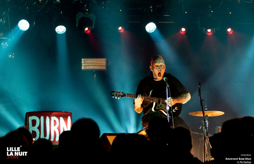 Reverend Beat-Man + Bob Log III à l&rsquo;Aéronef en live - photo n°11