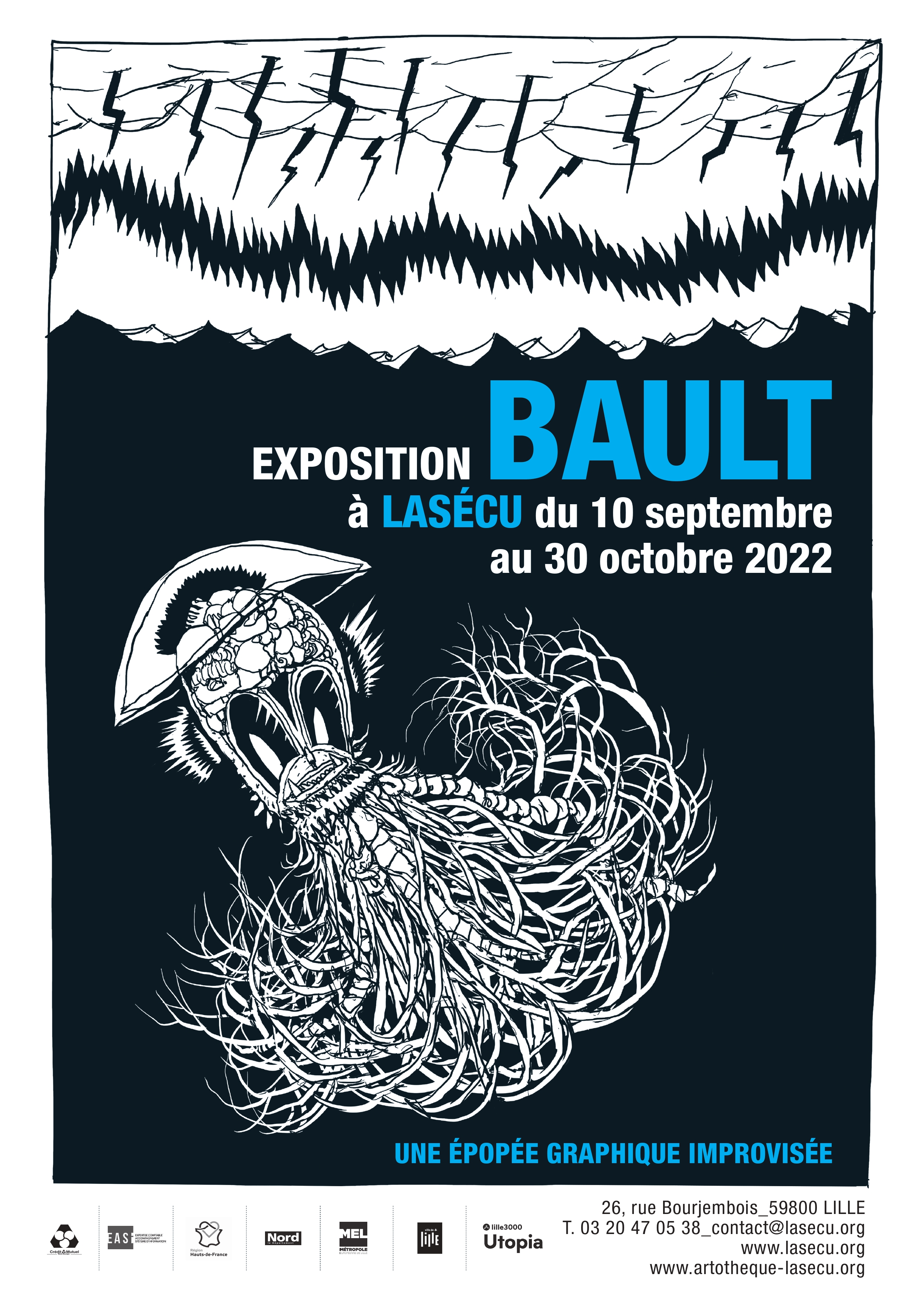Bault Vernissage du street artiste Bault - Expositions - LillelaNuit.com