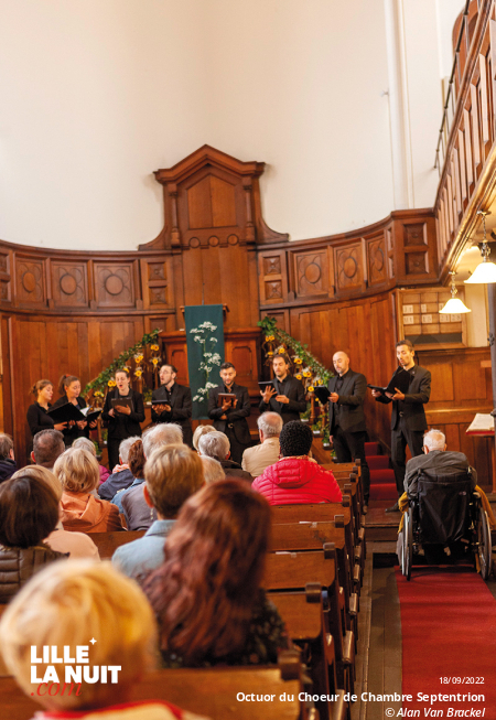 Octuor du Choeur de Chambre Septentrion au temple de Roubaix en live - photo n°3