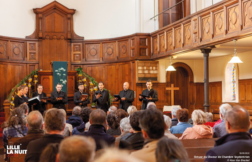 Octuor du Choeur de Chambre Septentrion au temple de Roubaix en live - photo n°4