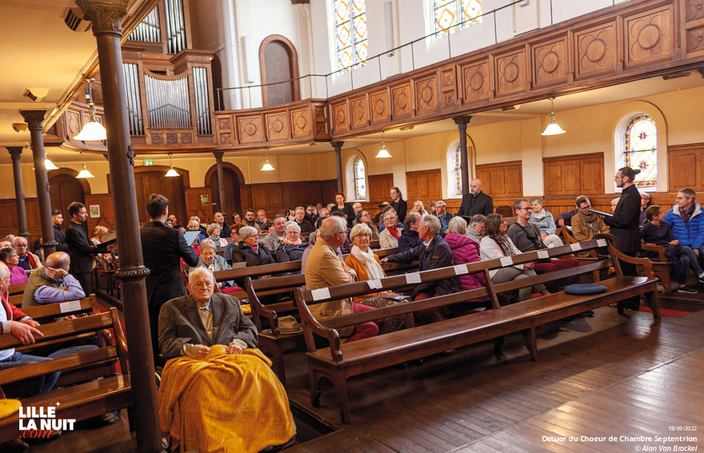 Octuor du Choeur de Chambre Septentrion au temple de Roubaix en live - photo n°2