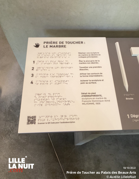 Prière de toucher, une invitation du Palais des Beaux Arts à toucher certaines oeuvres ! en live - photo n°7