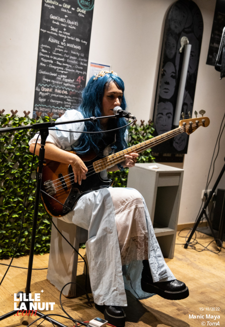 Les Contes De Nulle Part + Manic Maya au Caf&Diskaire en live - photo n°8