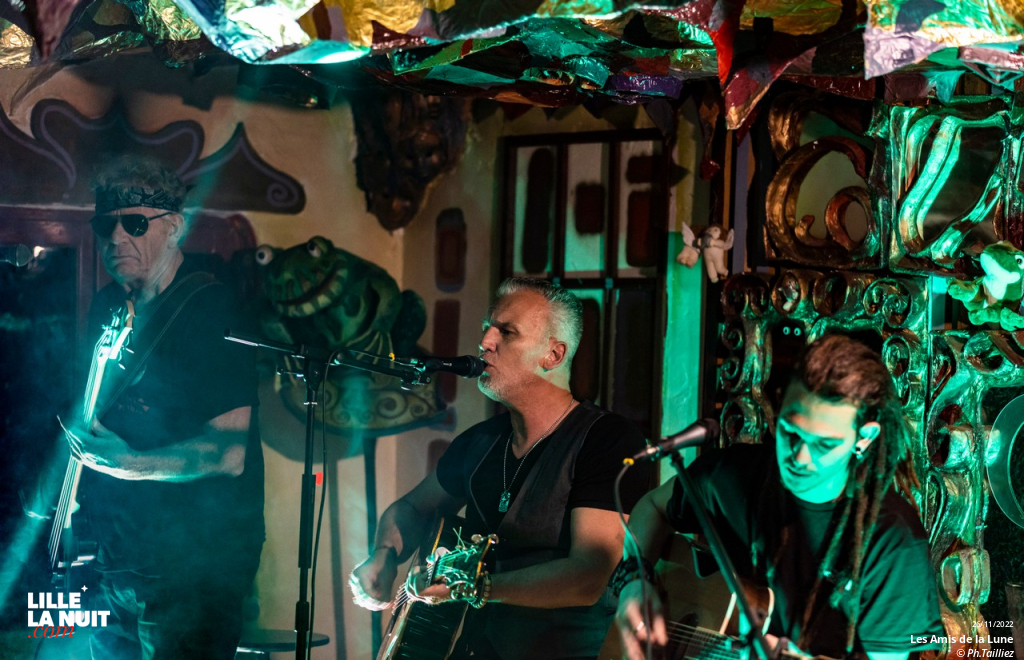 Les Amis de la Lune à l&rsquo;estaminet Des Mots à la bouche en live - photo n°12