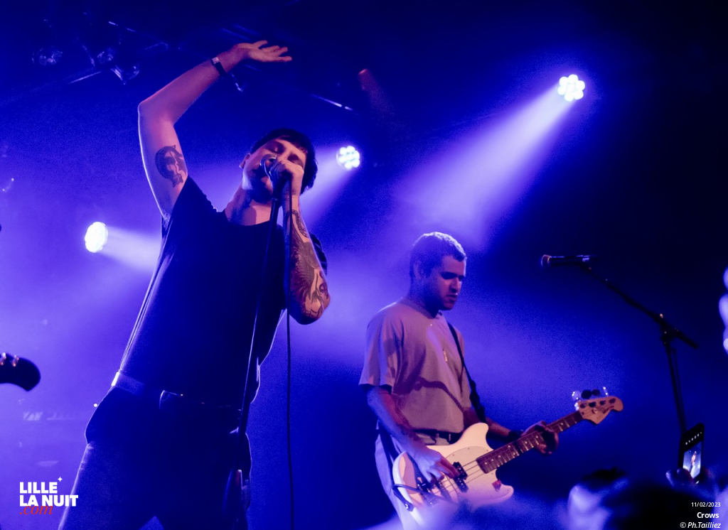 Crows + Clamm à l’Aéronef en live - photo n°11