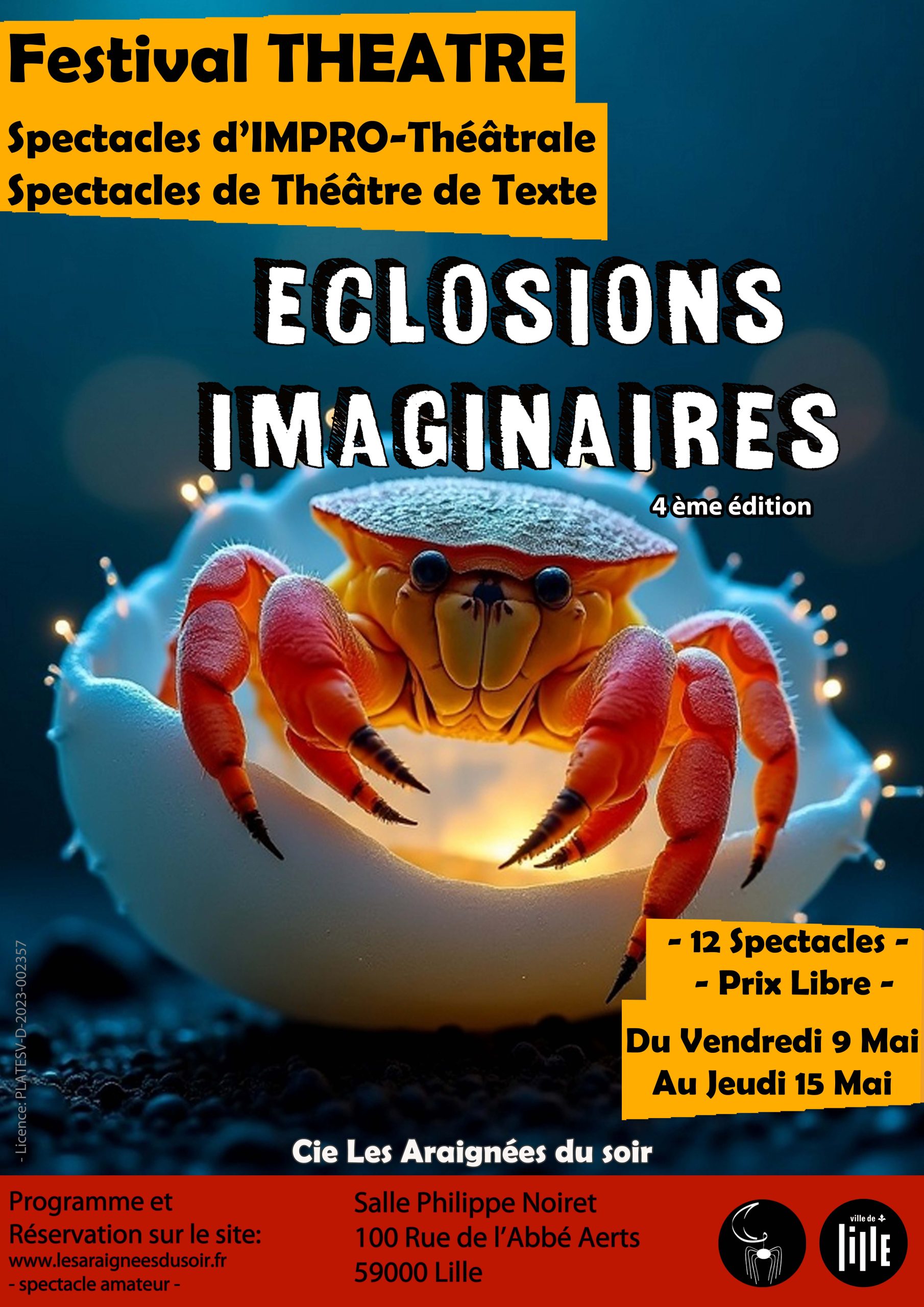 Éclosions imaginaires 2025 – Festival théâtre