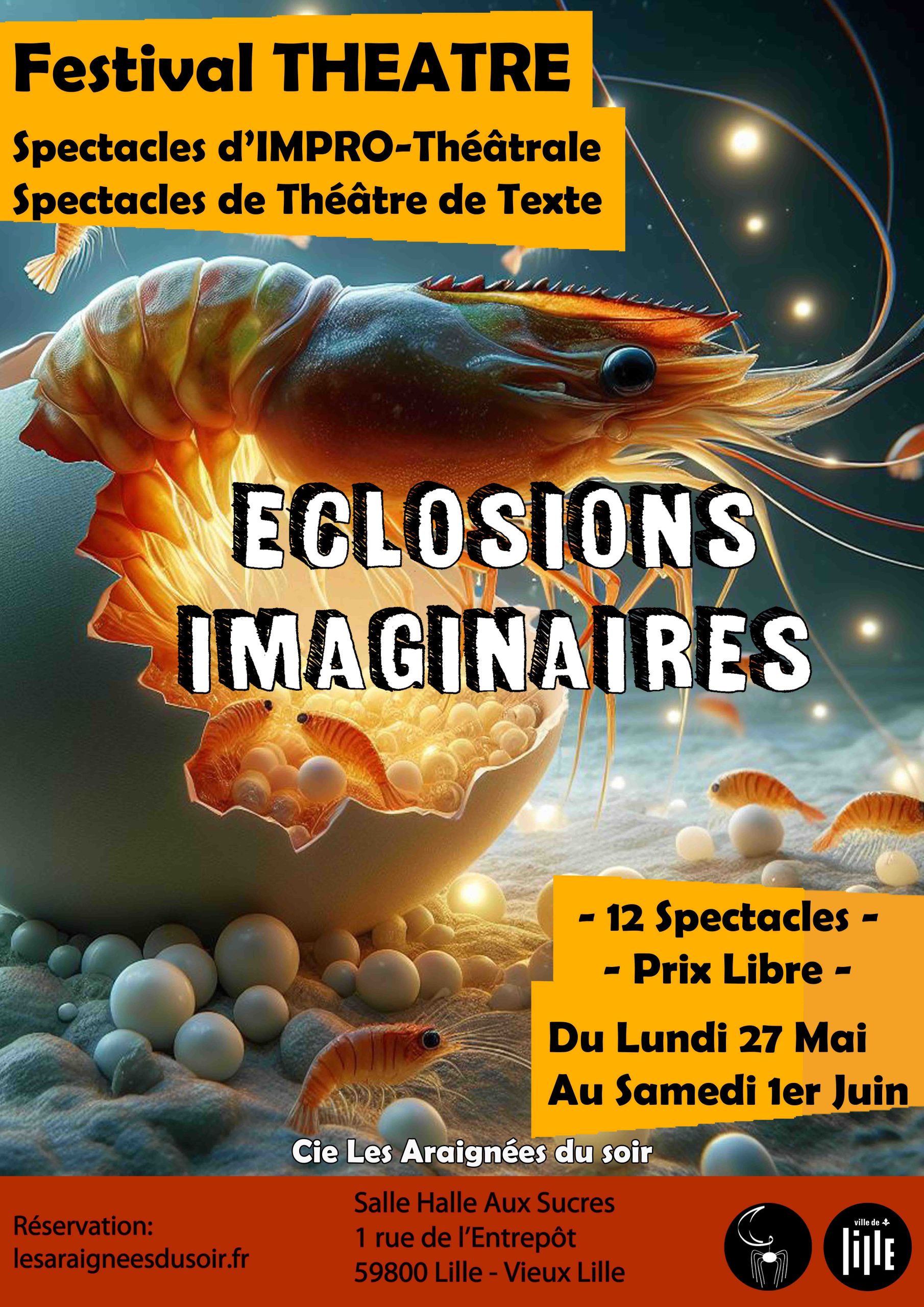 Éclosions imaginaires – Festival théâtre