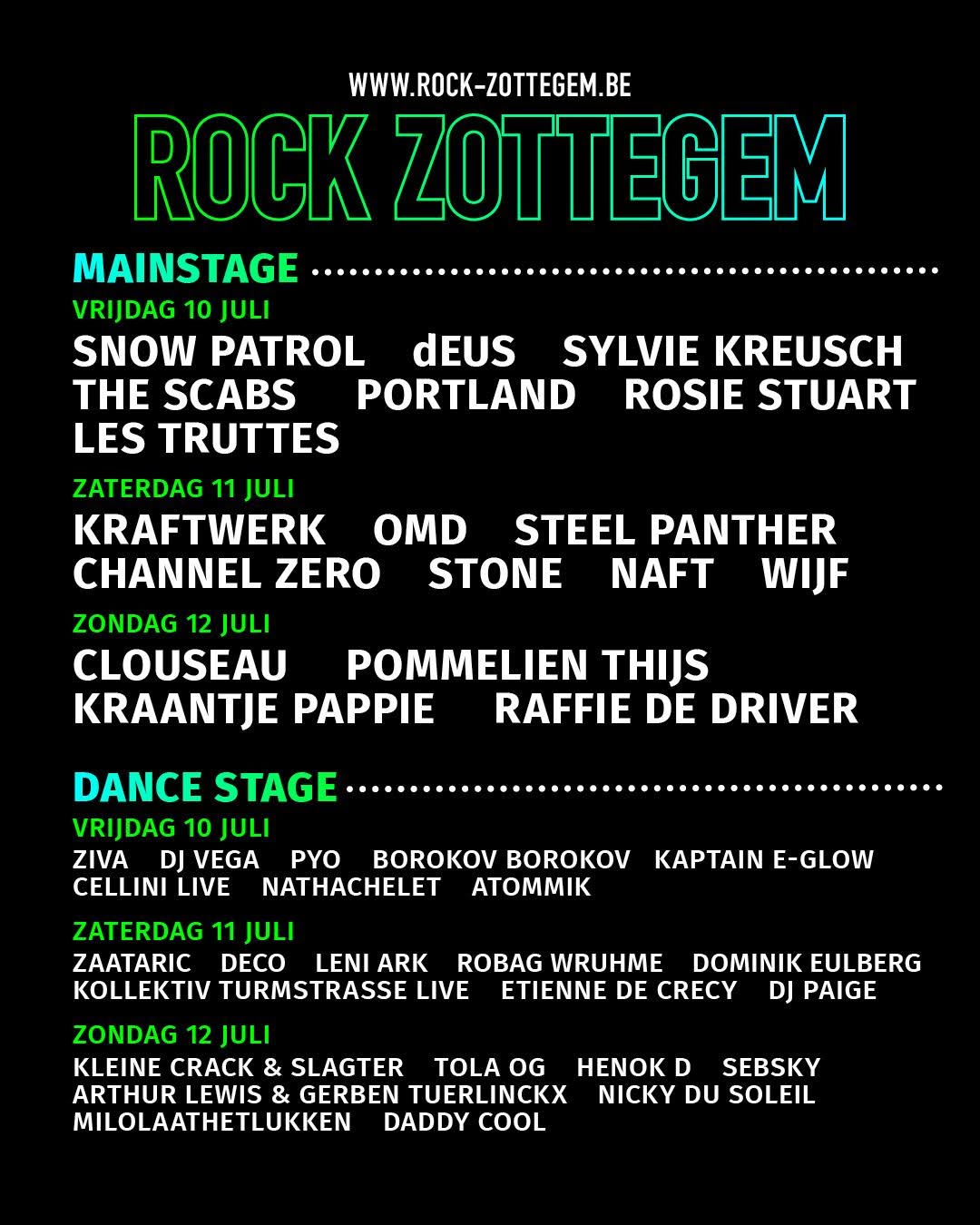 Rock Zottegem Festival 2026