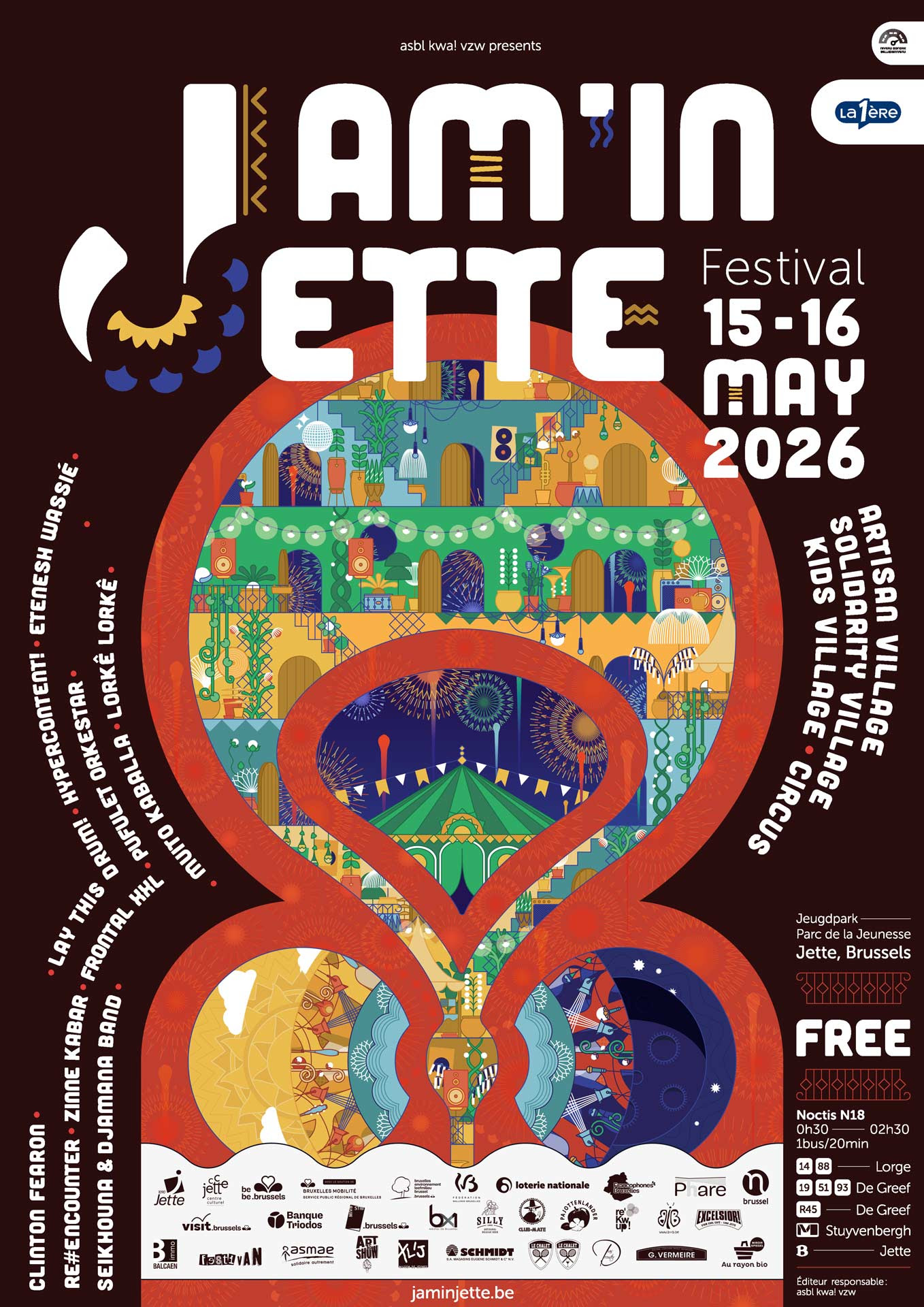 Jam&rsquo;in Jette Festival 2026