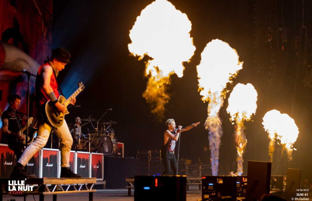Sum 41 + Fishbone + Landmvrks au Zénith de Lille en live - photo n°23