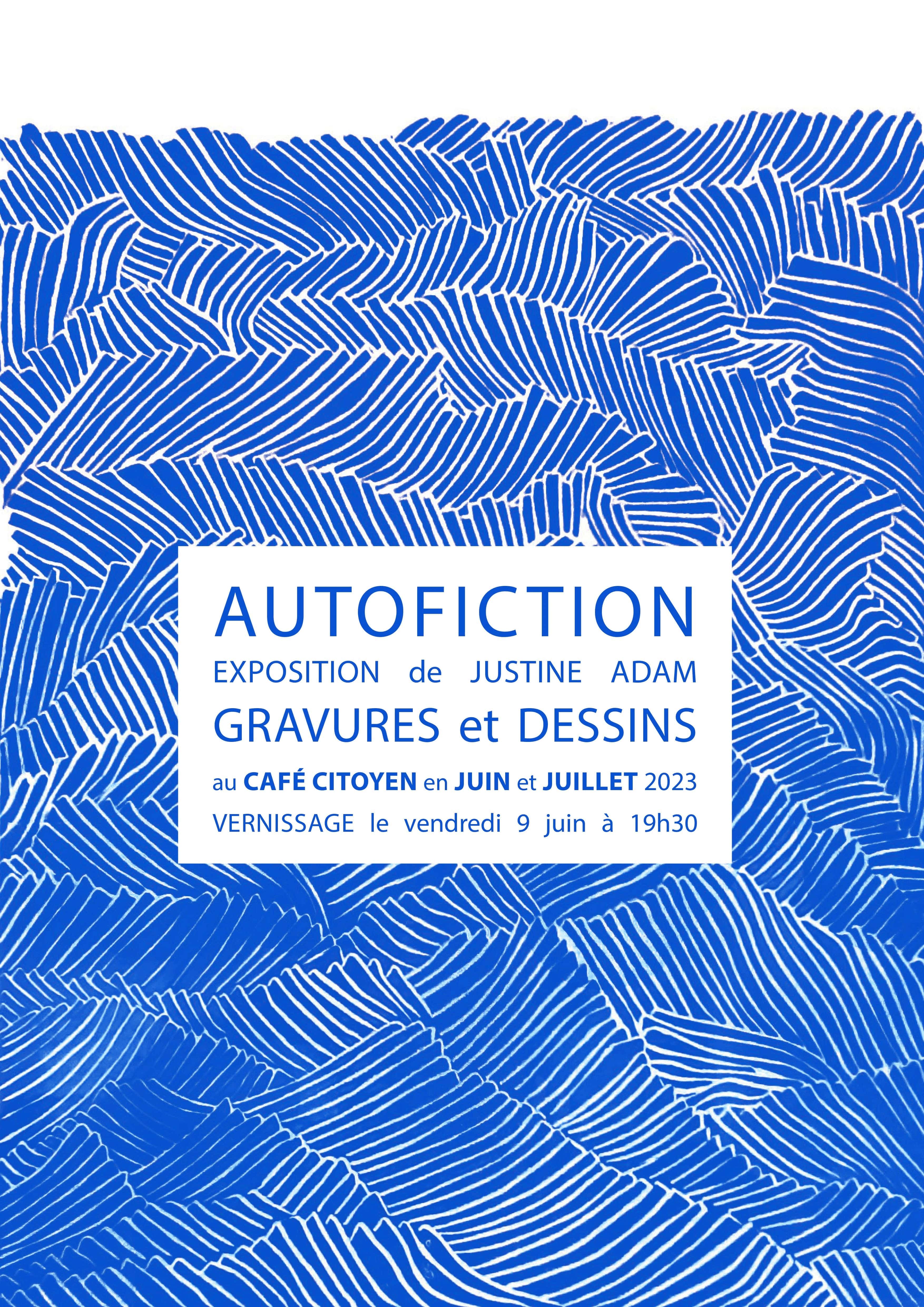 Vernissage de l’exposition autofiction de Justine Adam