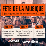 La Fête de la Musique à Garage : 3 jours de concerts