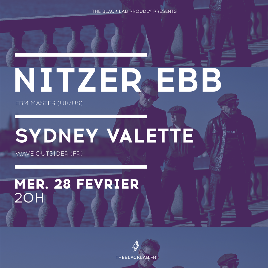 Nitzer Ebb + Sydney Valette en concert au Black Lab