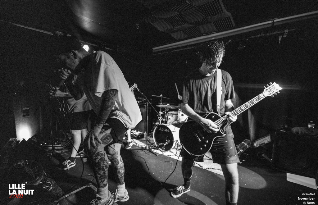 Broken Ankles + Dear Liars + Sick Nerves + November + Morpain à la Brat Cave en live - photo n°2