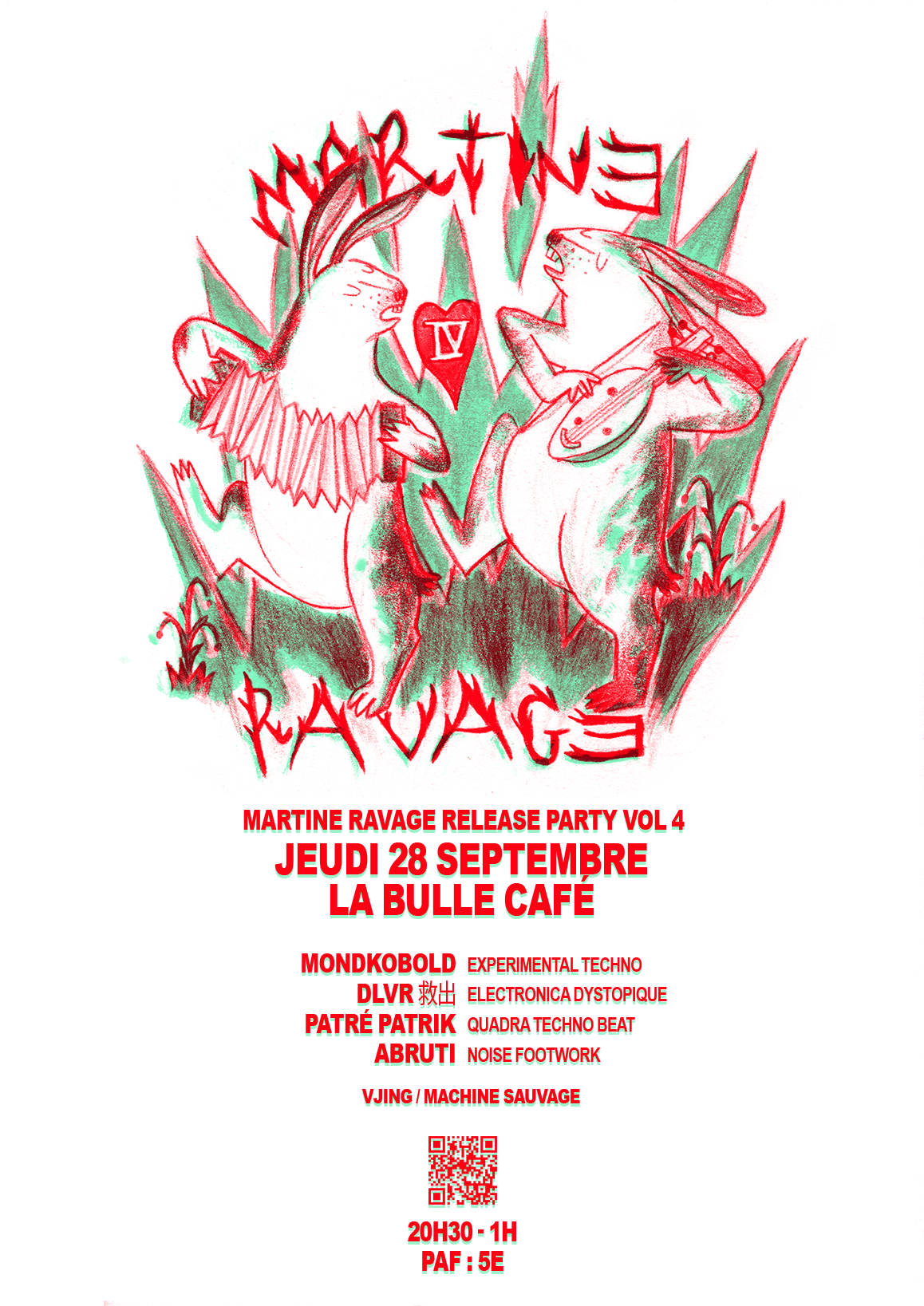 Martine Ravage, la Release Party Vol.4