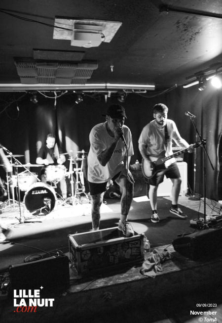 Broken Ankles + Dear Liars + Sick Nerves + November + Morpain à la Brat Cave en live - photo n°8