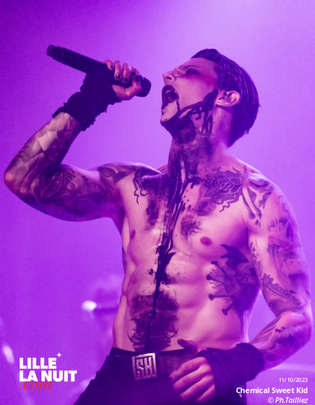 Lord Of The Lost + Chemical Sweet Kid au Black Lab en live - photo n°10