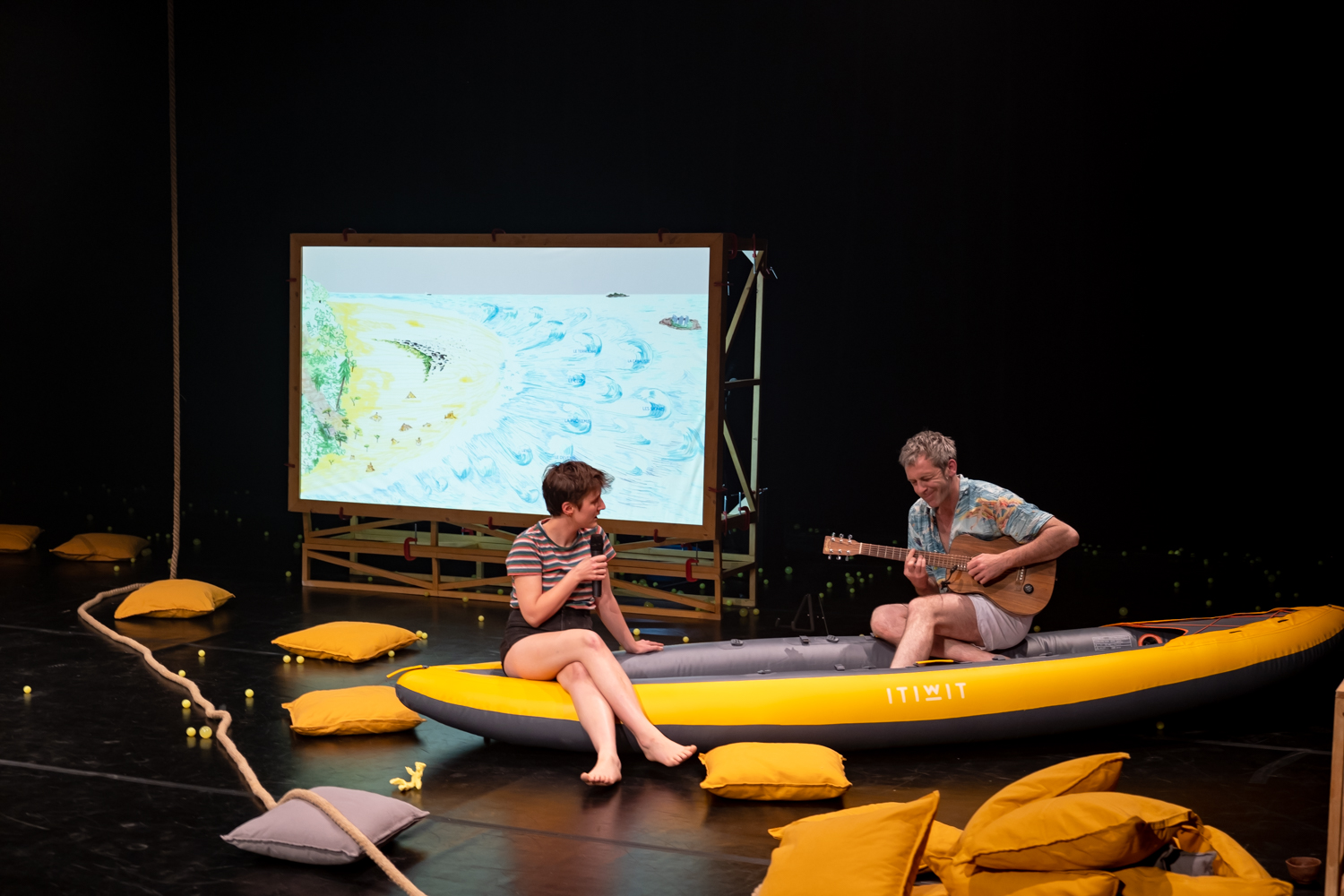 Ami.e.s il faut faire une pause, le spectacle