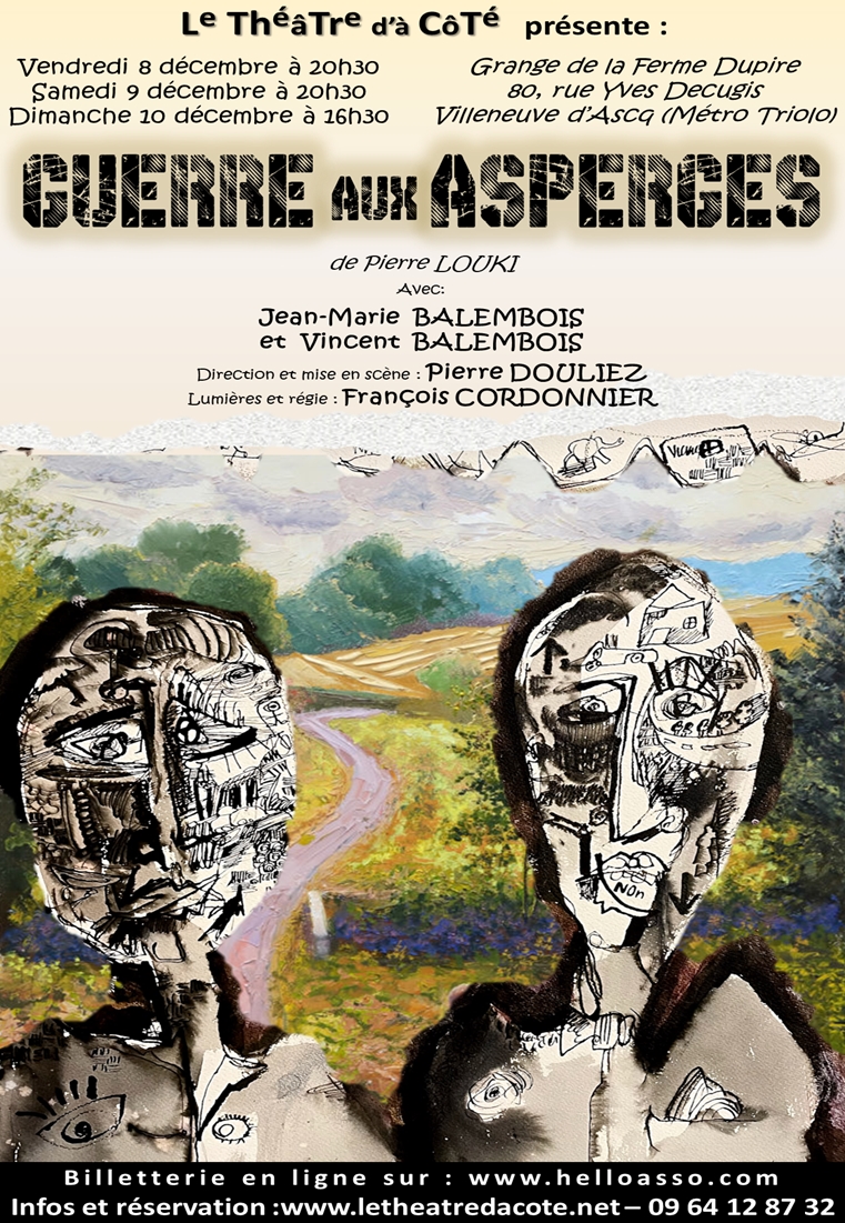 Guerre aux asperges, le spectacle