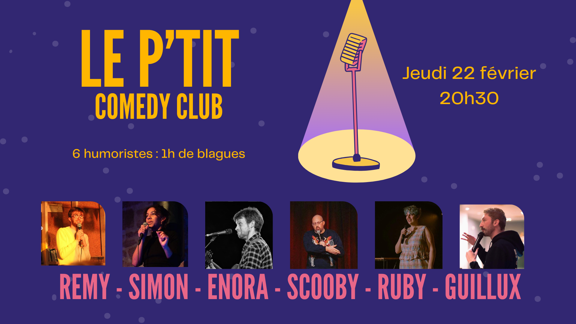 Le P’tit Comedy Club à la P’tite Place