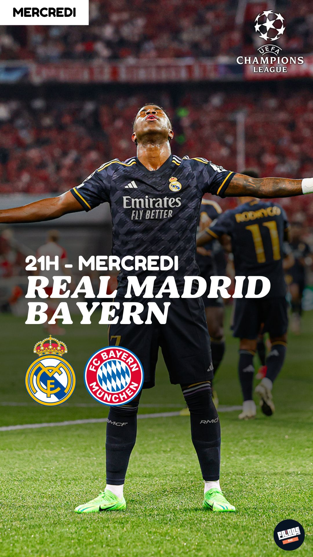 Soirée Ligue des Champions – Real Madrid vs Bayern Munich
