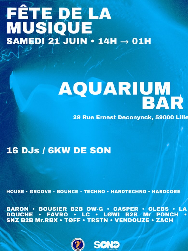 Fête de la musique 2025 à l’Aquarium