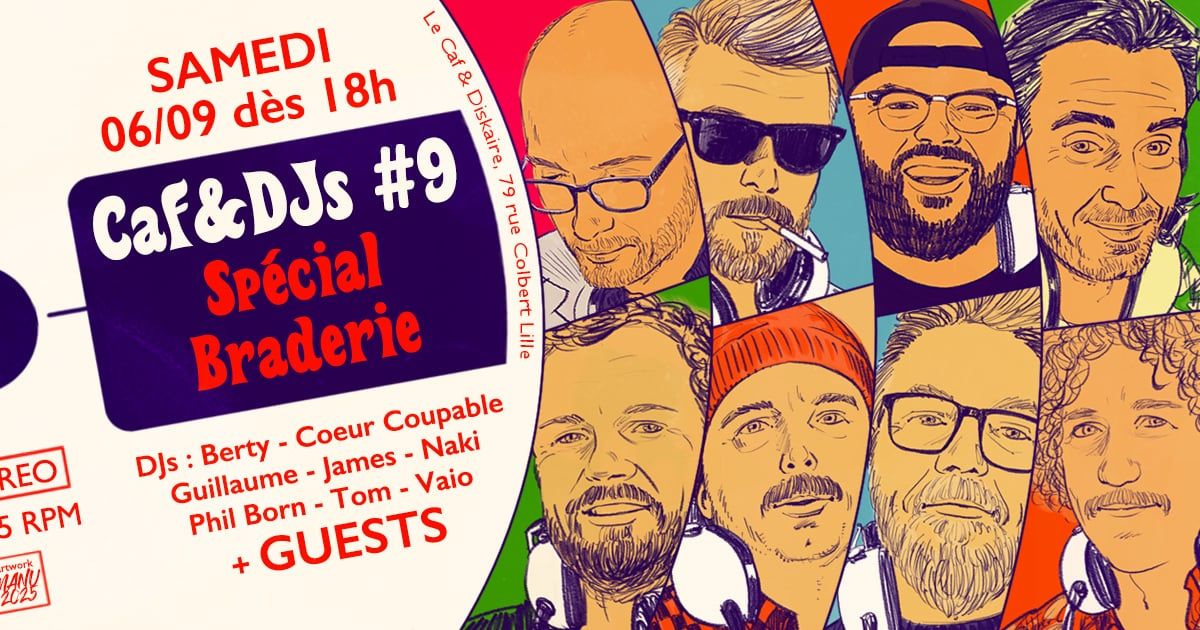 Braderie de Lille au Caf&Diskaire