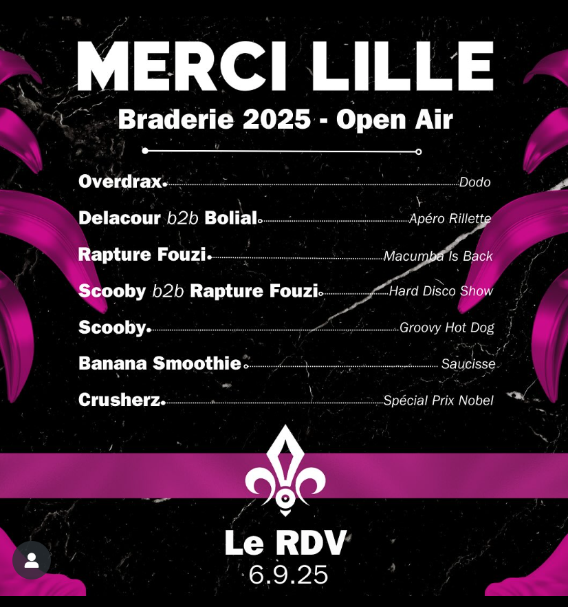 Merci Lille : Open Air pour la Braderie