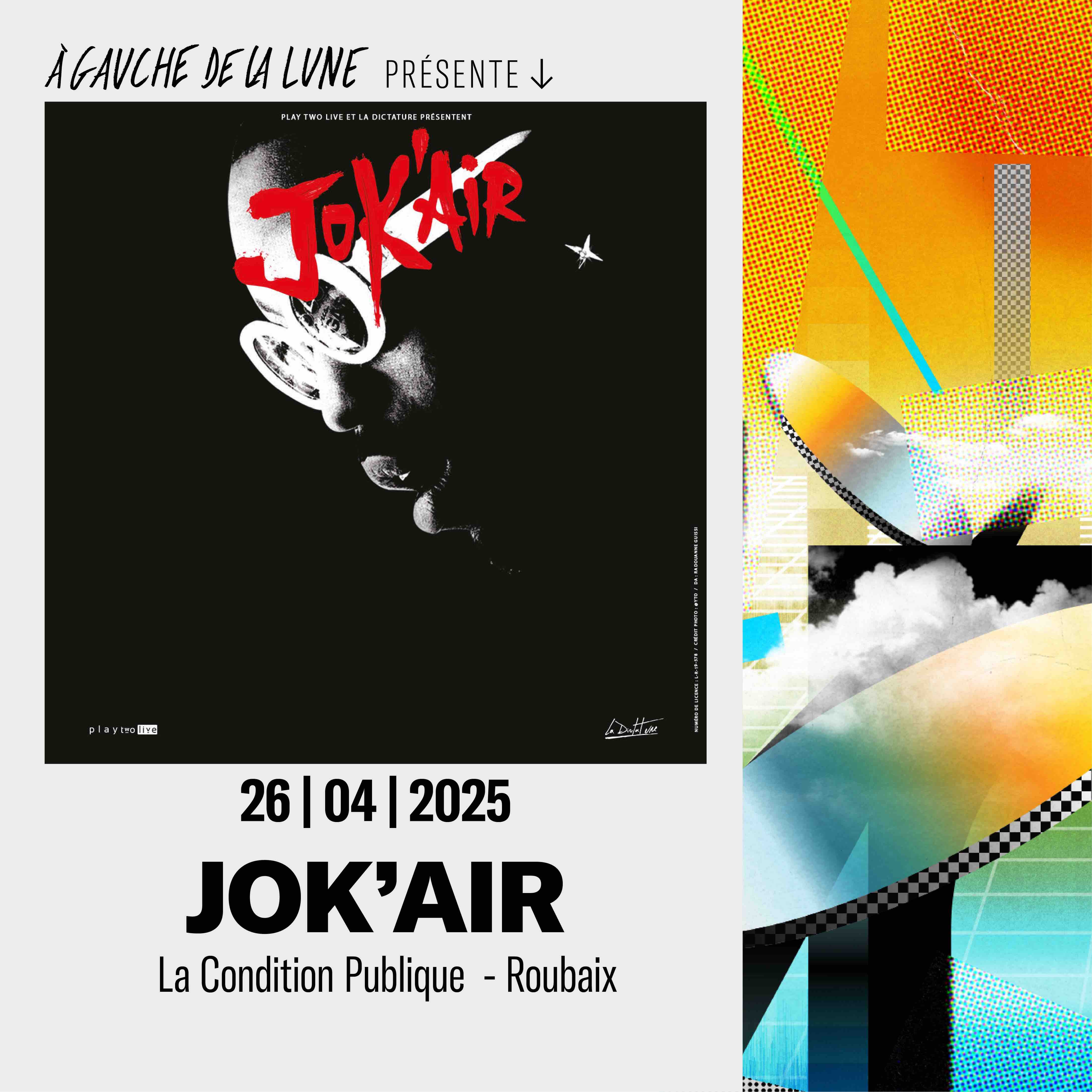 Jok’air fait un complet à la Condition Publique en 2025 !