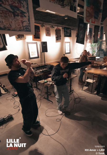 XIII Amer & LAIV + Bokaboy au Bar du Singe Savant en live - photo n°20