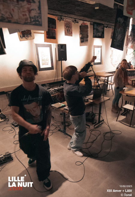 XIII Amer & LAIV + Bokaboy au Bar du Singe Savant en live - photo n°23