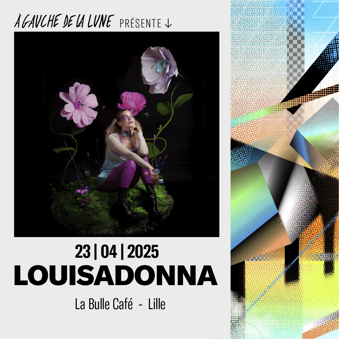 Louisadonna + 100transfer à la Bulle Café